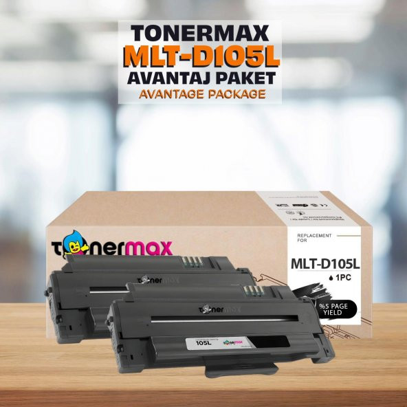 Samsung SCX-4625F Muadil Toner 2'li Avantaj Paket / MLT-D105L / SCX4625F ürün görseli 1