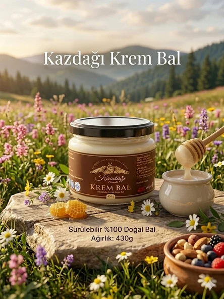 Krem Bal 430g (Sürülebilir %100 Doğal Bal) ürün görseli 1
