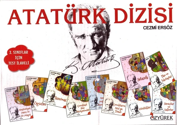 ÖZYÜREK ATATÜRK DİZİSİ-3. SINIF ( 10 KİTAP ) ürün görseli 1