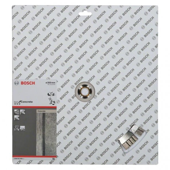 Bosch Best 350x25,40x20mm Elmas Beton Kesme Diski 2608602658 ürün görseli 1