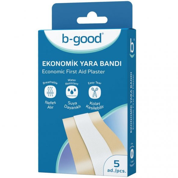 B-Good Yara Bandı  Ekonomik 100x60mm 5 Adet ürün görseli 1