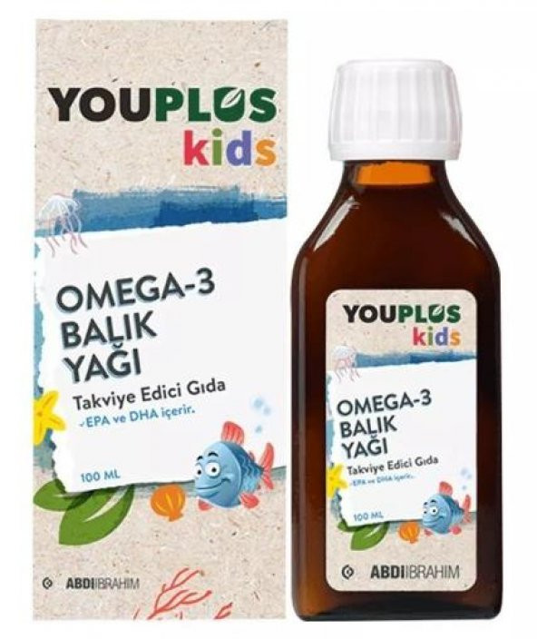 Youplus Kids Omega 3 Limon Aromalı Şurup 150ml ürün görseli 1