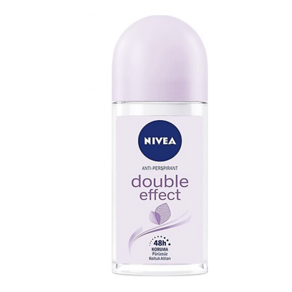 Nivea Double Effect Mor Düşler Roll-On Deodorant 50 ml ürün görseli 1