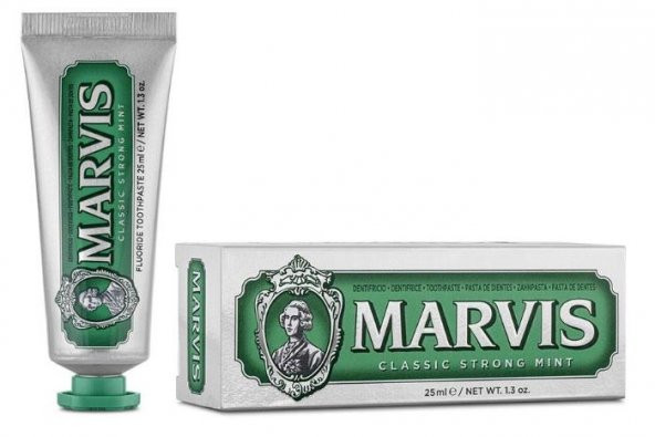 Marvis Diş Macunu Classic Strong Mint 25ml | Güçlü Nane Aromalı ürün görseli 1