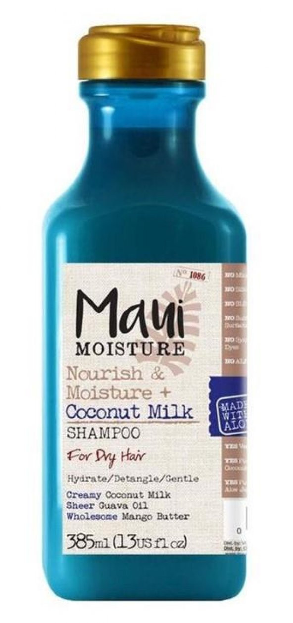 Maui Coconut Milk Şampuan 385ml | Kuru Saçlar ürün görseli 1
