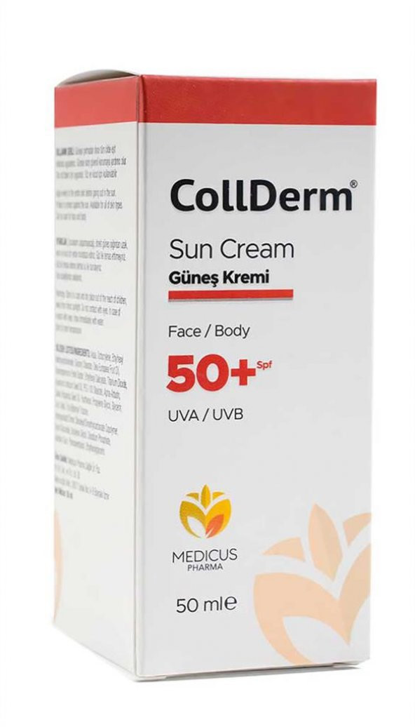 CollDerm Sun Cream Face and Body SPF50+ 50ml | Yüz ve Vücut Güneş Kremi ürün görseli 1