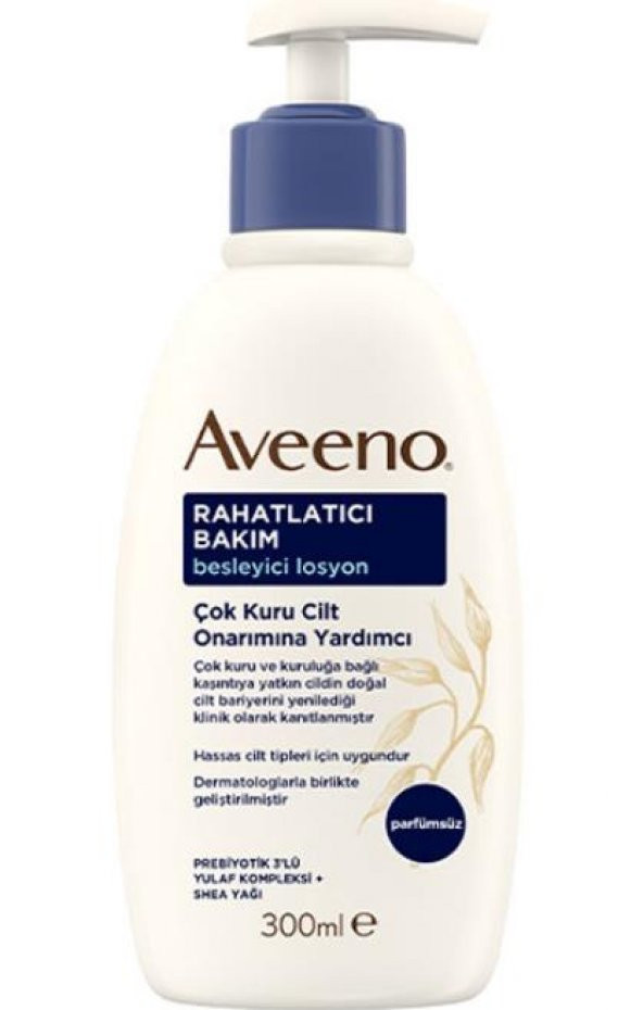 Aveeno Skin Relief Nourishing Lotion 300ml | Kuru Ciltler için Besleyici Losyon ürün görseli 1
