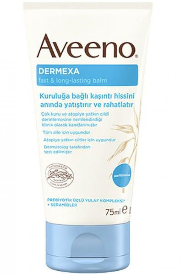 Aveeno Dermexa Itch Relief Balm 75ml | Kaşıntı Yatıştırıcı Balm ürün görseli 1