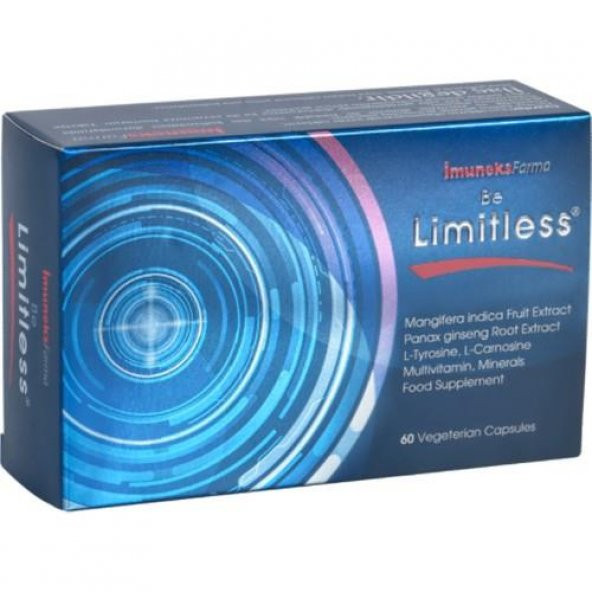 İmuneks Farma Be Limitless 60 Kapsül ürün görseli 1