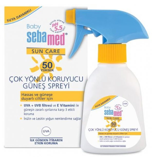 Sebamed Baby Sun Care SPF50+ Çok Yönlü Koruyucu Güneş Kremi 200ml ürün görseli 1