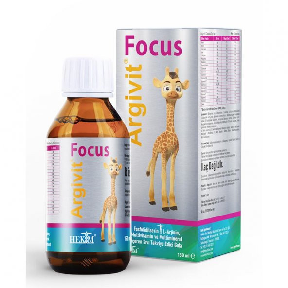 Argivit Focus Şurup 150ml ürün görseli 1