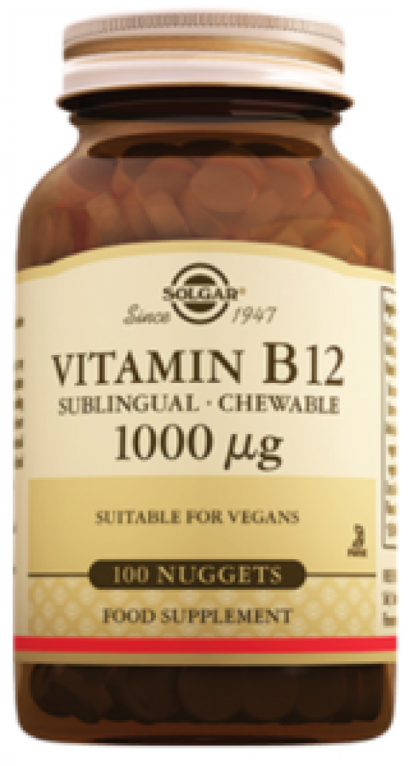 Solgar Vitamin B12 1000mcg Sublingual 100 Tablet | Dilaltı Tablet ürün görseli 1