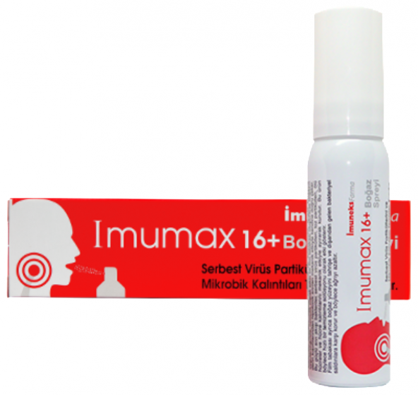 İmunex Farma İmumax 16+ Boğaz Spreyi 30ml ürün görseli 1