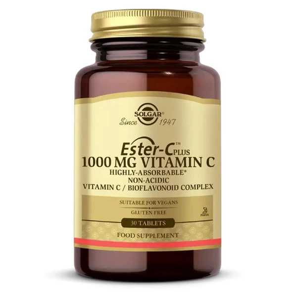 Solgar Ester-C Plus 1000mg 30 Tablet ürün görseli 1
