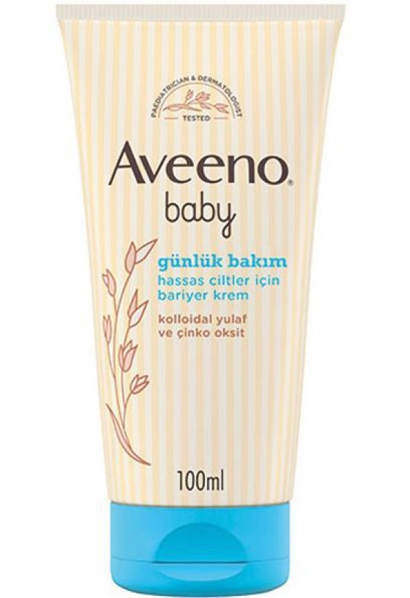 Aveeno Baby Barrier Cream 100ml | Hasas Ciltler için Bariyer Krem ürün görseli 1