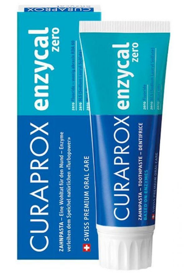 Curaprox Enzycal Zero Diş Macunu 75ml | Florürsüz ürün görseli 1