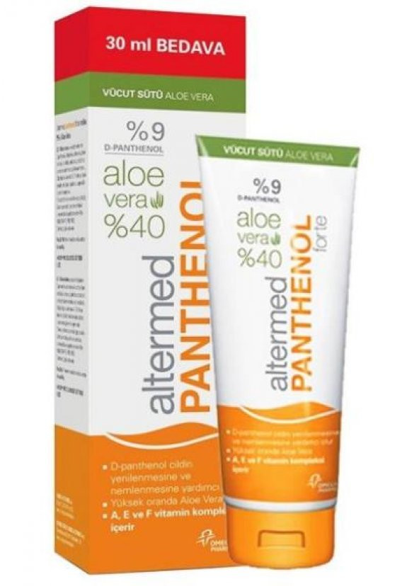 Altermed Panthenol Forte Aloe Vera Body Milk 230ml ürün görseli 1