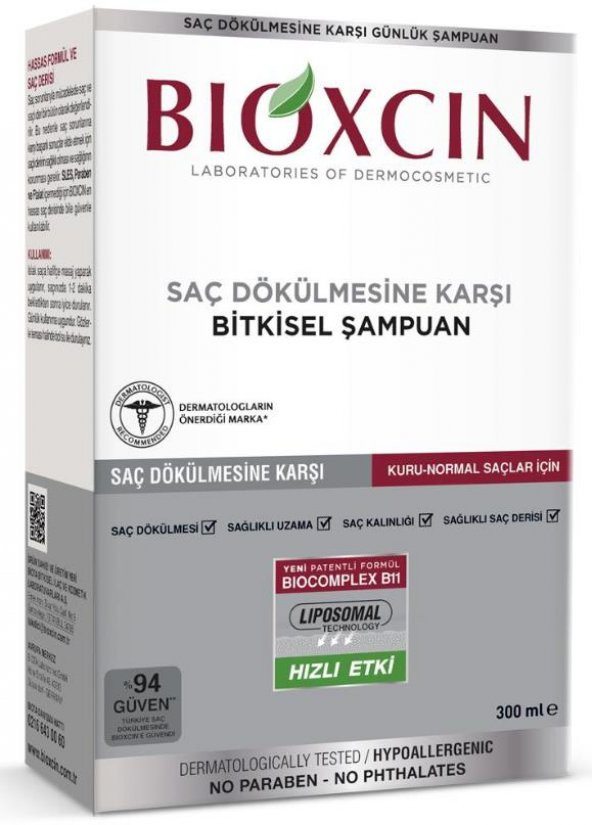 Bioxcin Genesis Kuru Normal Saçlara Özel Şampuan 300ml ürün görseli 1