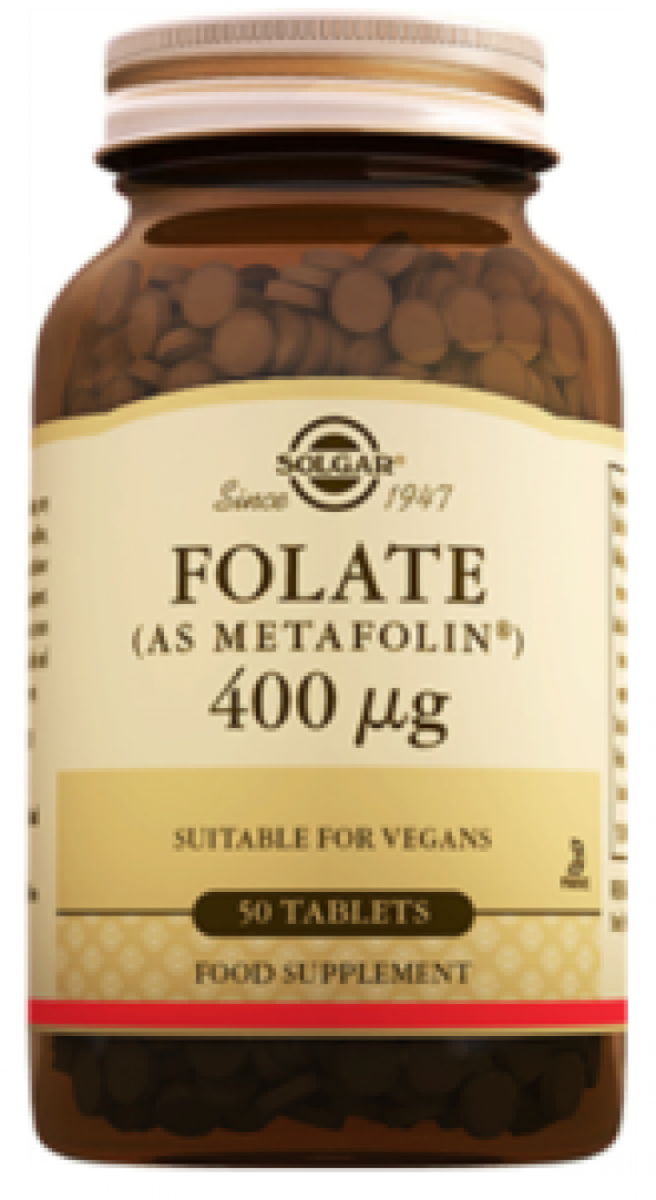 Solgar Folate 400mcg 50 Tablet | Metafolin ürün görseli 1