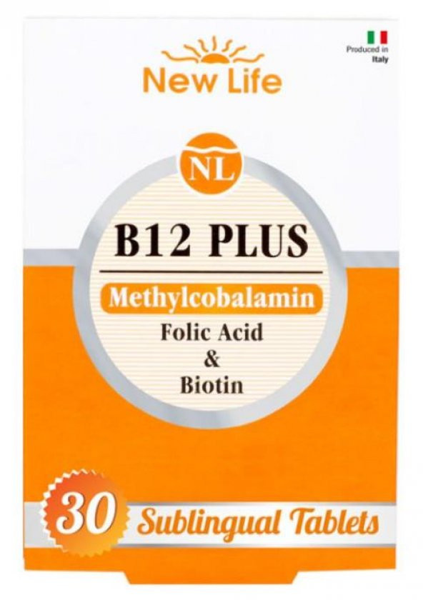 NewLife B12 Plus Methylcobalamin 30 Tablet | Dilaltı Tablet ürün görseli 1
