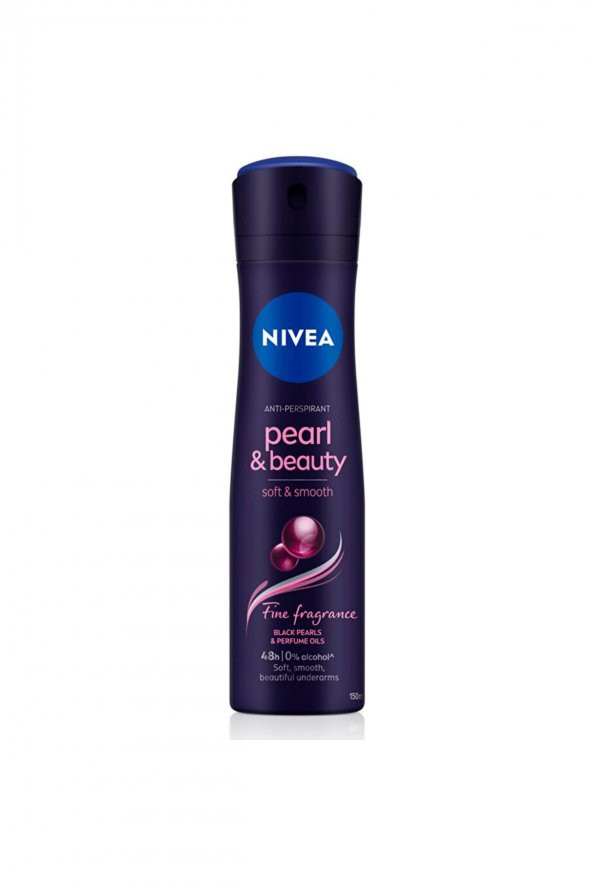 Nivea Pearl & Beauty Fine Fragrance Kadın Deodorant Sprey 150 ml ürün görseli 1