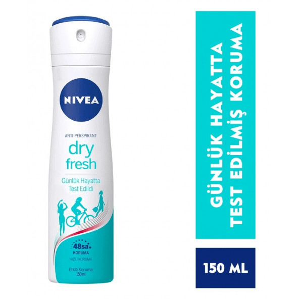 Nivea Deodorant Bayan Dry Fresh 150ml ürün görseli 1