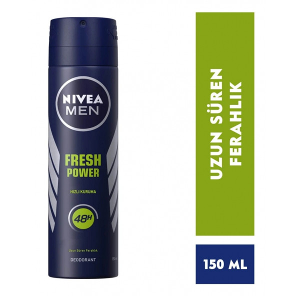Nıvea Deodorant Fresh Power Erkek - Resim 2