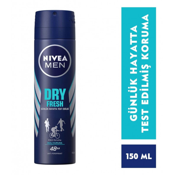 Nıvea Deodorant Dry Fresh Erkek - Resim 2