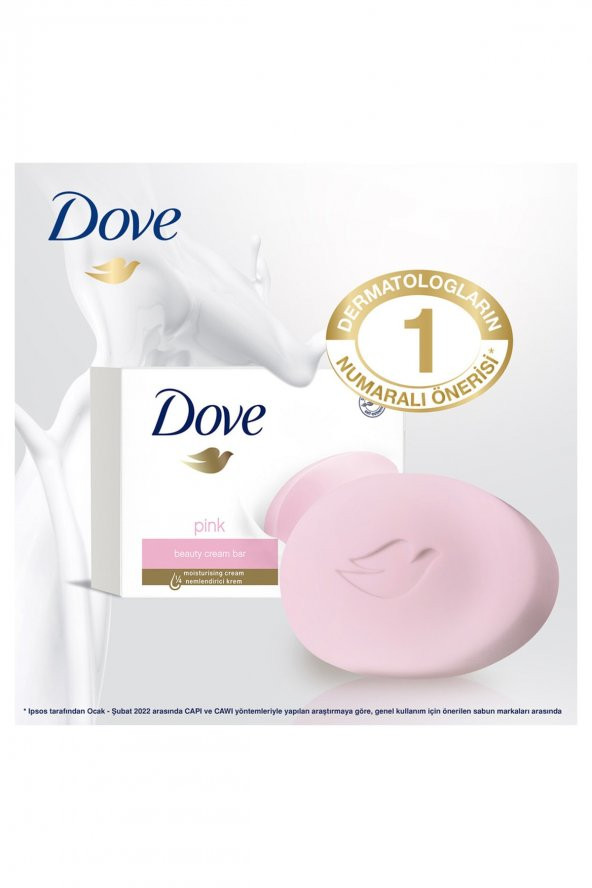 Dove Beauty Cream Bar Pink Nemlendirici Etkili 90 G 5 Adet ürün görseli 1