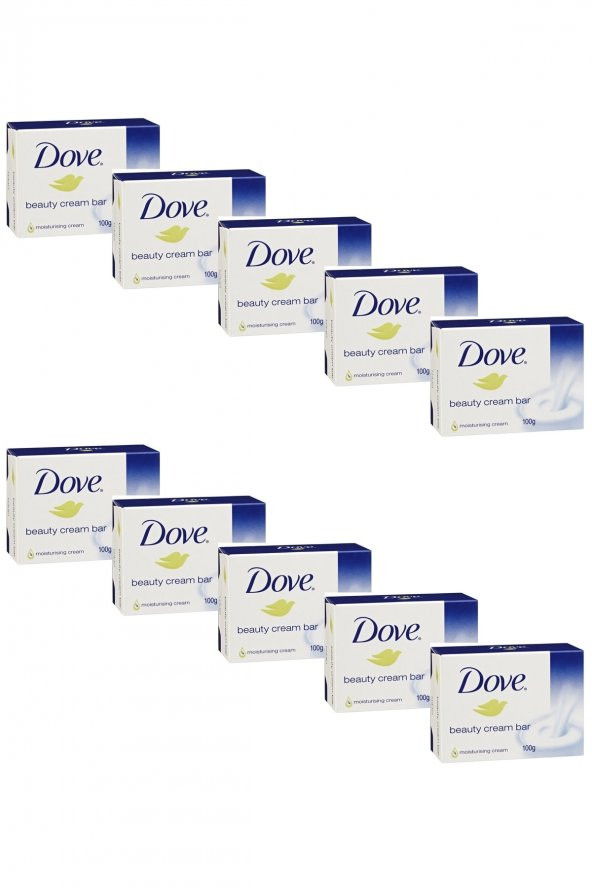 Dove Beauty Cream Bar Original Katı Sabun 100gr X 10 Adet ürün görseli 1
