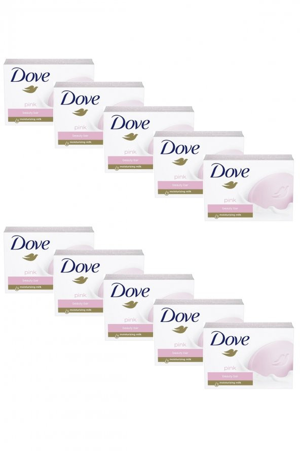 Dove Pink Cream Bar Güzellik Sabunu 100 Gr X 10 Adet ürün görseli 1