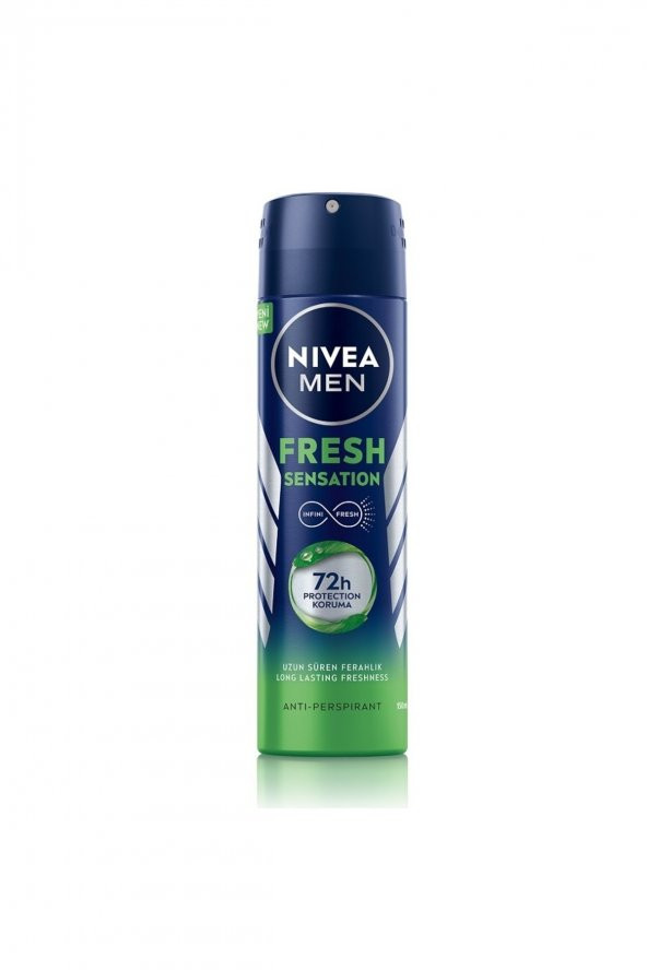 Nivea Men Fresh Sensation Erkek Deodorant Sprey 150 ml ürün görseli 1