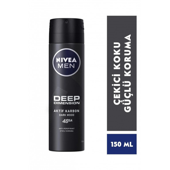 Nivea Deep Dimension Deodorant Erkek - Resim 2