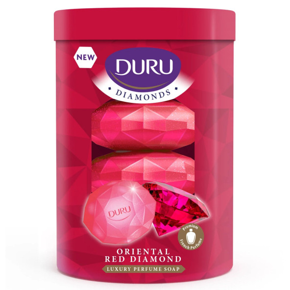Duru Diamonds Serisi Oriental Red Diamond Güzellik Sabunu 4 Adet 360 Gr ürün görseli 1