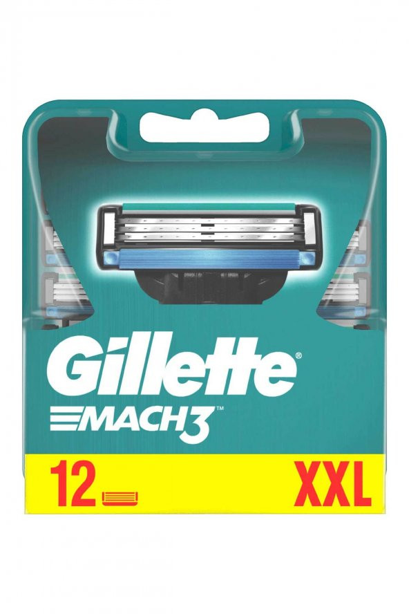 Gıllette Mach3 Yedek Bıçak 12li ürün görseli 1