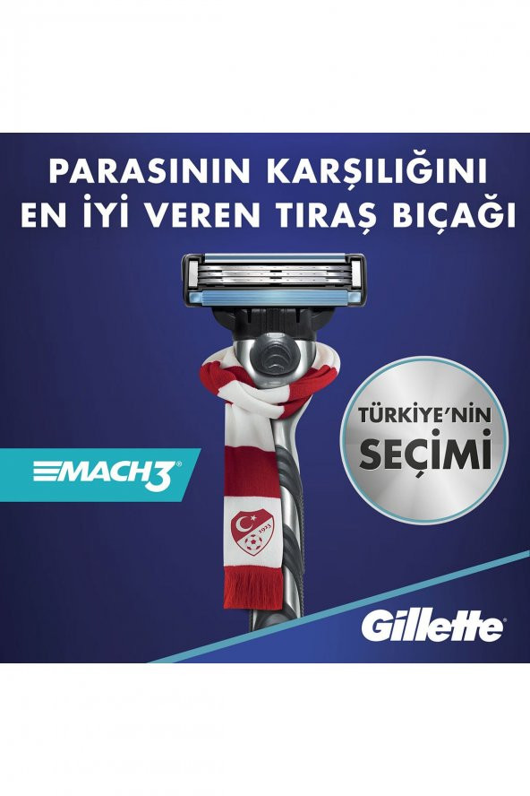 Gillette Mach3 Yedek Tıraş Bıçağı 8li - Resim 4