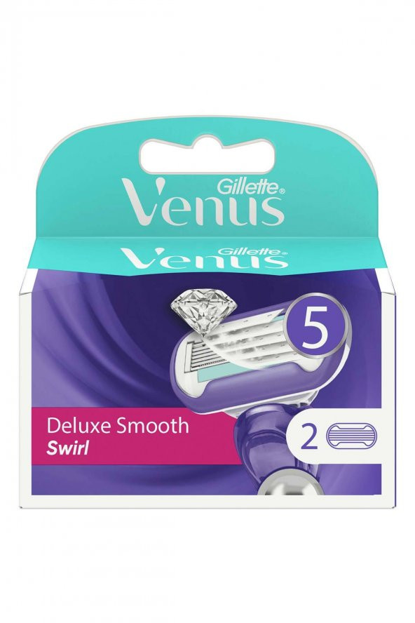 Gillette Venus Swirl Extra Smooth Kadın Tıraş Bıçağı 2li ürün görseli 1