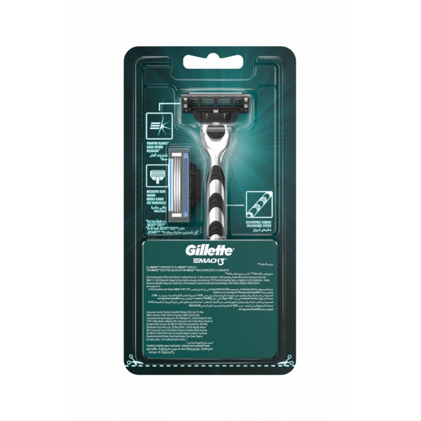 Gillette Mach 3 Makine 2Up - Resim 2