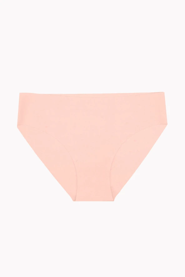 Ten Bordo Cappuccino 3lü Lazer Kesim Basic Külot - Resim 6