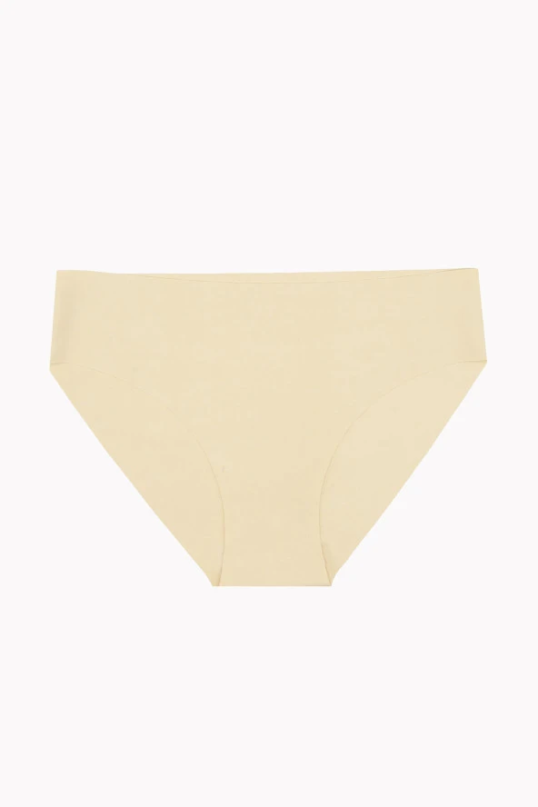 Ten Bordo Cappuccino 3lü Lazer Kesim Basic Külot - Resim 7