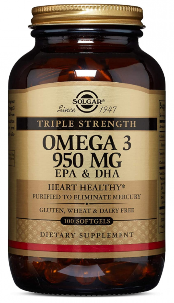 Solgar Omega-3 950mg 100 Softjel ürün görseli 1