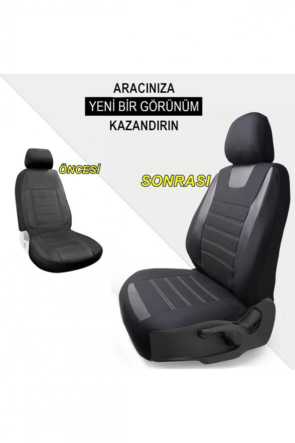 Kia Picanto Uyumlu Özel Tasarım Oto Koltuk Kılıfı Seti Maxy Sb ürün görseli 1