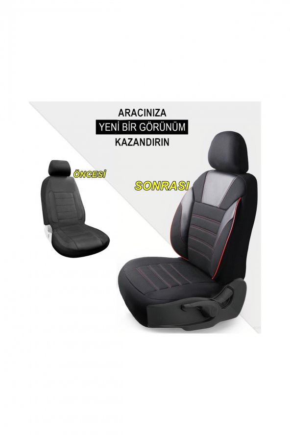 Mazda 626 Uyumlu Özel Tasarım Oto Koltuk Kılıfı Seti Simple ürün görseli 1