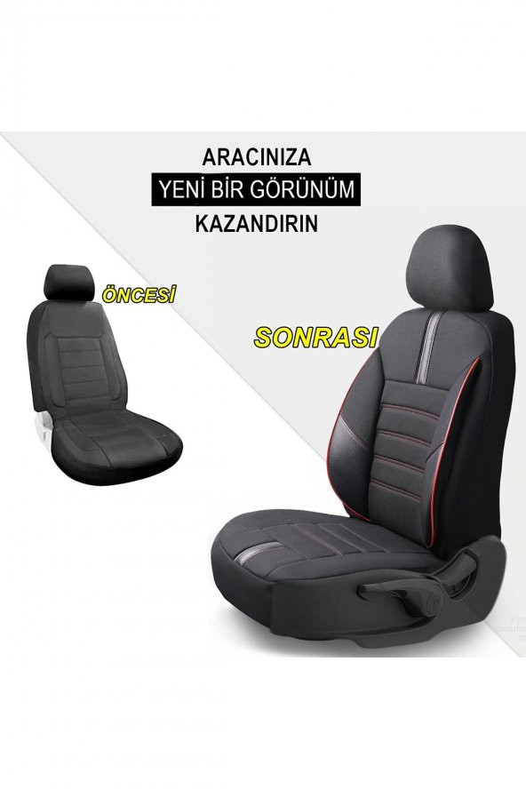 Focus 2 Uyumlu Özel Tasarım Oto Koltuk Kılıfı Seti Star ürün görseli 1