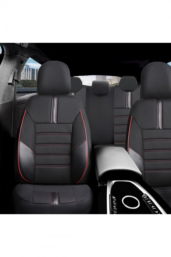 Peugeot 206 Uyumlu Özel Tasarım Oto Koltuk Kılıfı Seti Star ürün görseli 1