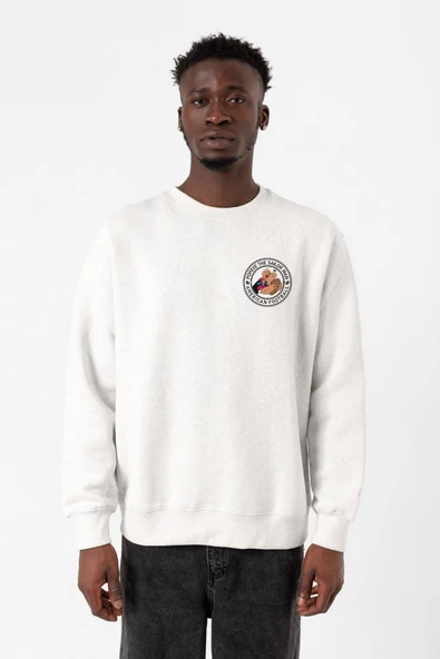 Popeye The Sailor Man Beyaz Erkek 2ip Sweatshirt ürün görseli 1
