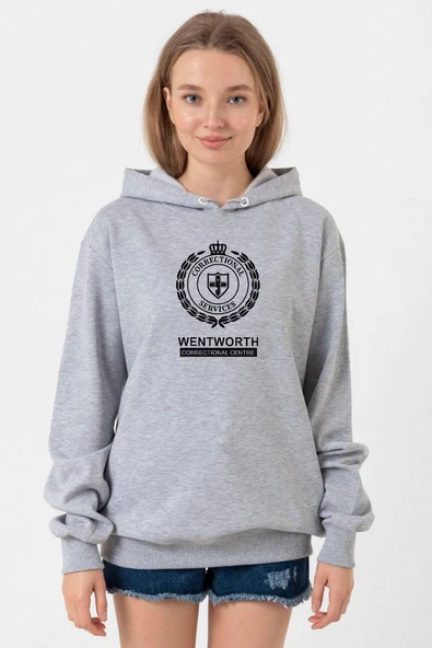 Prison Break Wentworth Grimelanj Kadın 3ip Kapşonlu Sweatshirt ürün görseli 1