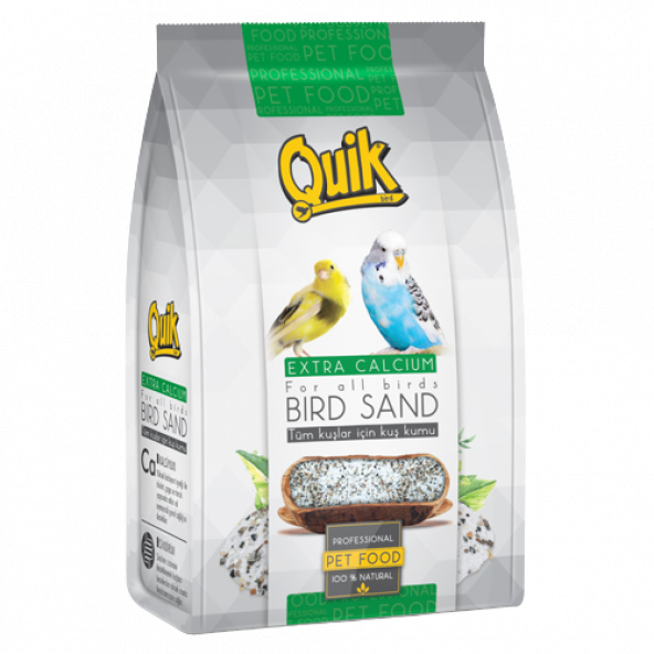 Quik Kuş Kumu 250 gr - Muhabbet Kuşu Kanarya Papağan Kuş Kumu ürün görseli 1
