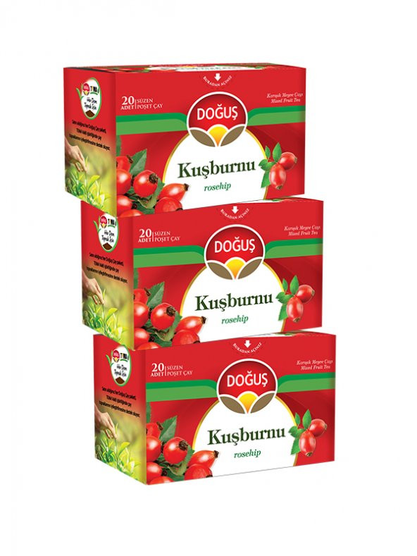 KUŞBURNU ÇAYI 20 SÜZEN POŞET (30 gr), 3 ADET ürün görseli 1