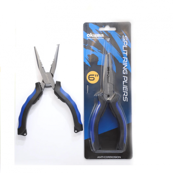 Okuma Split Ring Pliers 6 Balıkçı Pensesi 17cm - Resim 2